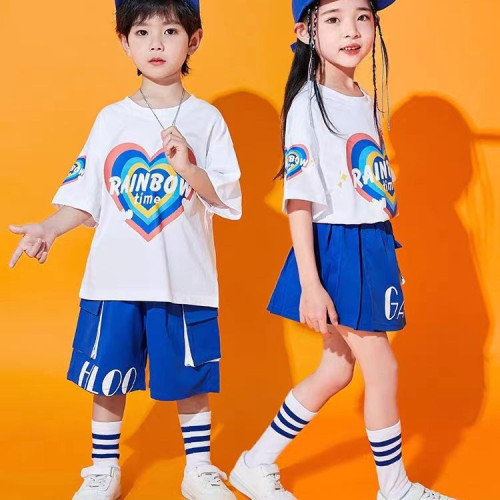 幼兒園六一舞蹈合唱表演服兒童啦啦隊服裝小學生運動會入場演出服