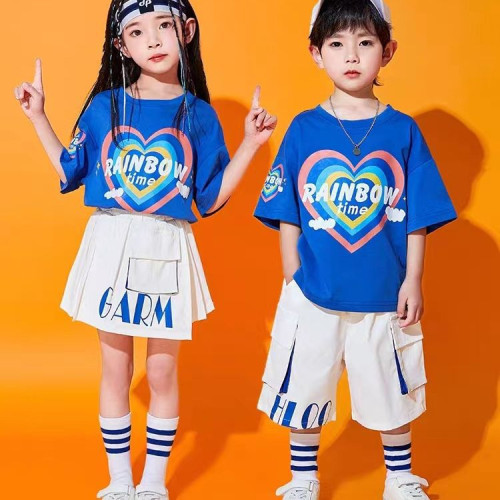 幼兒園六一舞蹈合唱表演服兒童啦啦隊服裝小學生運動會入場演出服