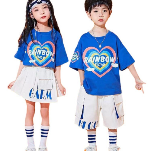 幼兒園六一舞蹈合唱表演服兒童啦啦隊服裝小學生運動會入場演出服