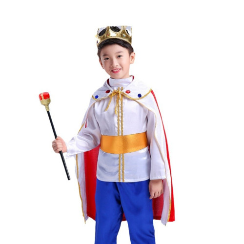 迪尼斯王子服裝 兒童萬聖節國王cosplay裝扮化妝舞會幼兒園表演服