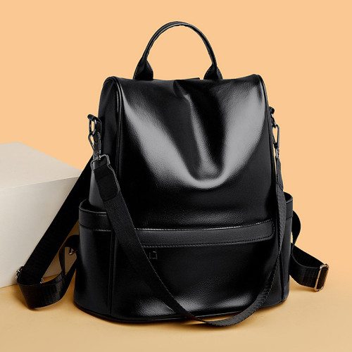 bag 2025新款復古女士雙肩包潮流時尚女包後背包女旅行包單肩包