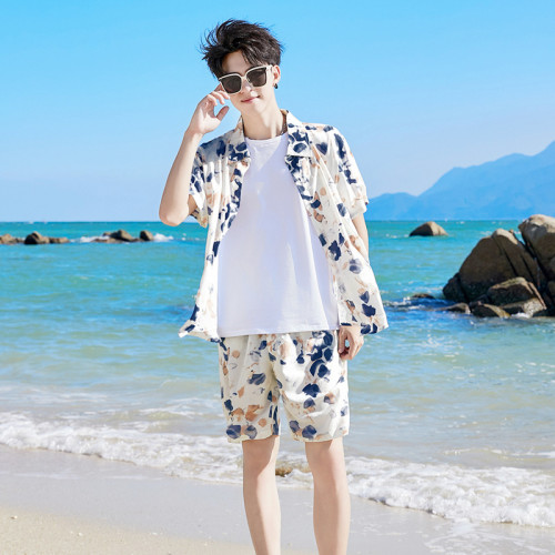 春夏新款三亞旅遊沙灘裙親子裝拍照海邊度假顯瘦波西米亞連衣裙