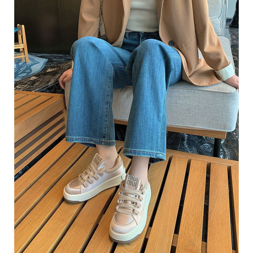 小白鞋女士2025新款拼色ins風休閒真皮百搭增高女鞋厚底銀色板鞋