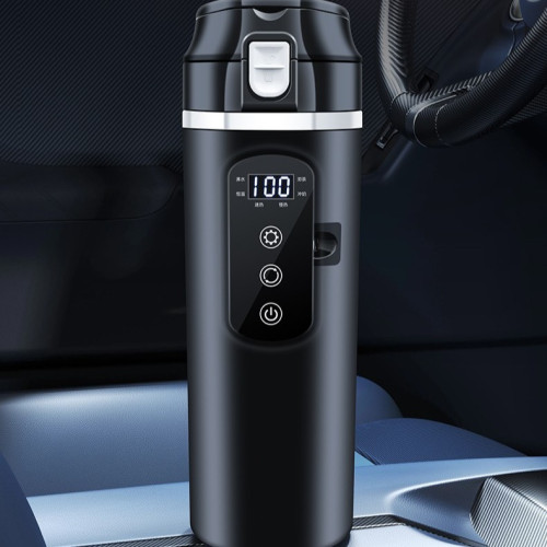 車用燒水杯12v24v通用電加熱燒水壺保溫一體全自動開水神器車家
