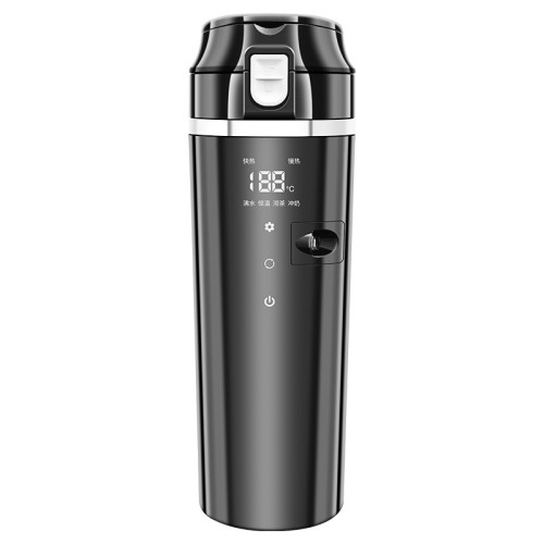 車用燒水杯12v24v通用電加熱燒水壺保溫一體全自動開水神器車家