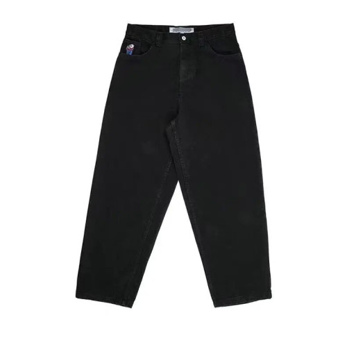 今年爆款街頭服飾JNCO牛仔褲Y2K休閒嘻哈藍色寬松牛仔褲