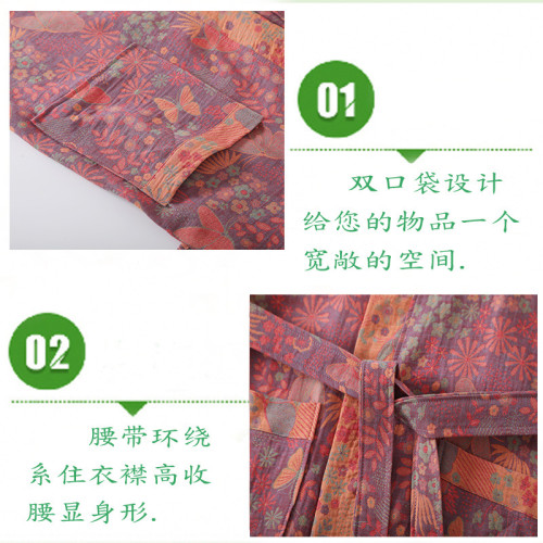 純棉雙層紗布浴袍春夏季薄款睡衣睡袍情侶家居服吸水速乾浴衣