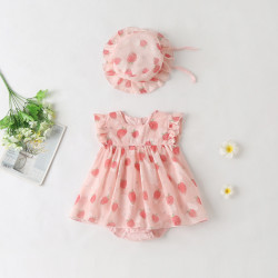 babyins童裝夏季風裙子嬰兒連體衣新生兒外出漢服衣服