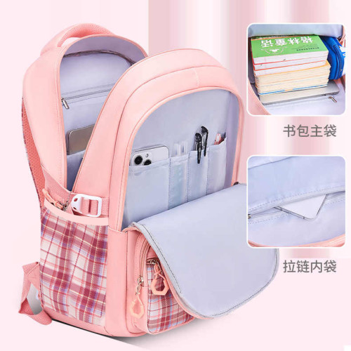 小學生書包女1-3-4-5-6年級兒童後背包輕便護脊減負大容量