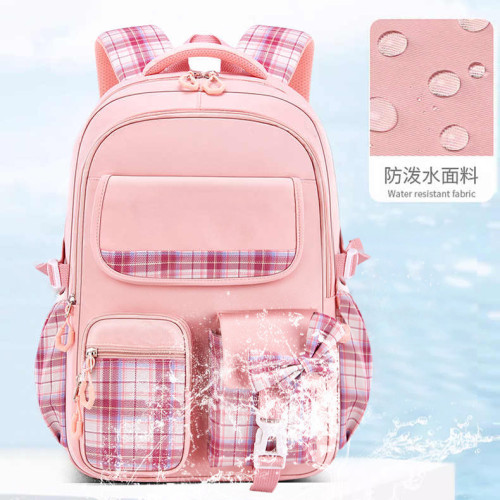 小學生書包女1-3-4-5-6年級兒童後背包輕便護脊減負大容量