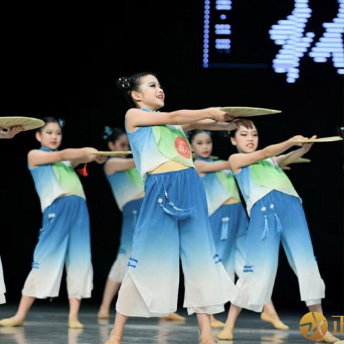 兒童六一演出服裝小蘭花獎童年的夏夜少兒舞蹈服舞台表演服古典舞