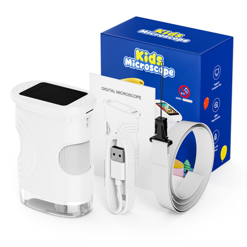兒童顯微鏡高清可攜式手持科學實驗益智初中小學生專用男孩禮物玩具