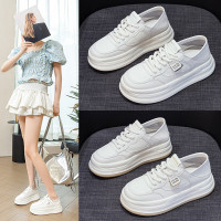 小白鞋女鞋2026春季新款厚底內增高爆版休閒時尚百搭學生鞋女鞋