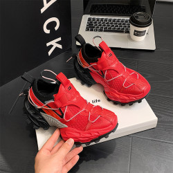 春季新品十五代18XL情侶款登山鞋2025走秀輕便做舊厚底增高老爹鞋