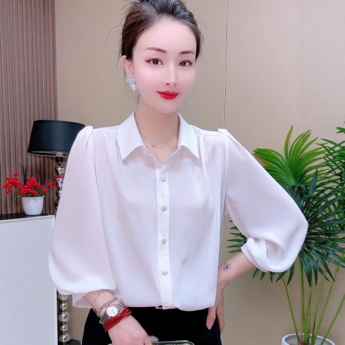 25099春夏薄款美林麻打底衫女士休閒百搭長袖T恤韓版寬松慵懶上衣