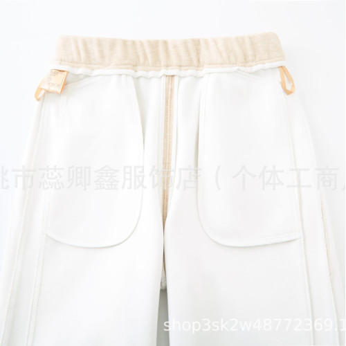 【夏季爆款】夏季蠶 絲天 絲彎刀褲高腰窄版顯瘦蘿蔔氣球九分褲