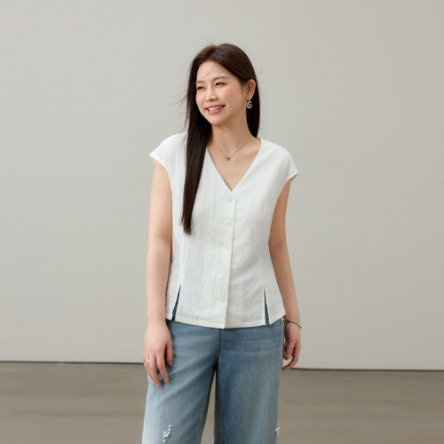 【高級感極簡知性氣質兩件套裝】纖莉秀大碼女裝胖mm2025夏裝新款