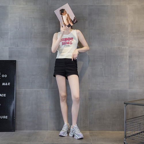 2516水鑽滿天星運動厚底老爹鞋女2025夏季新款時尚網面透氣增高
