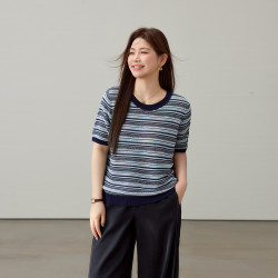 【夏日格調】海島度假風鏤空針織衫纖莉秀大碼女裝胖mm夏裝新款