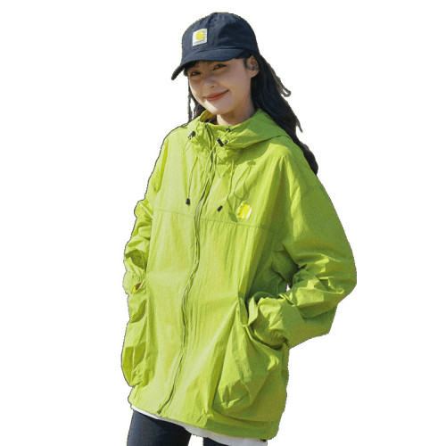 UPF50+防曬沖鋒衣男女2024夏季輕薄款防紫外線戶外透氣防曬服外套