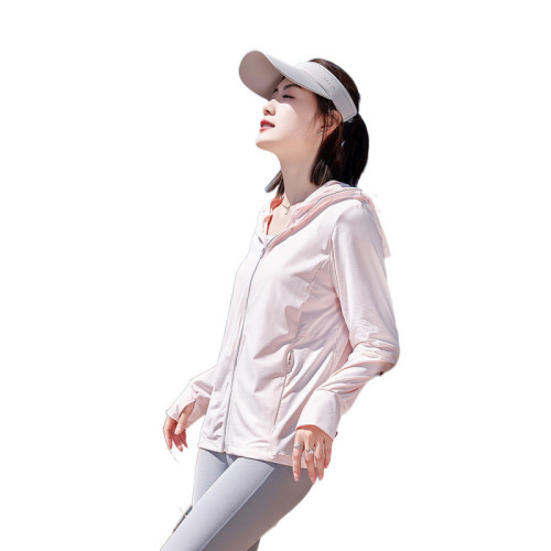 防曬衣女防紫外線夏季薄款透氣冰絲防曬服短款防曬服外套2025新款