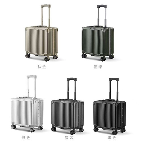 五件套鋁框行李箱超顔值高旅行箱套裝靜音萬向輪密碼箱起