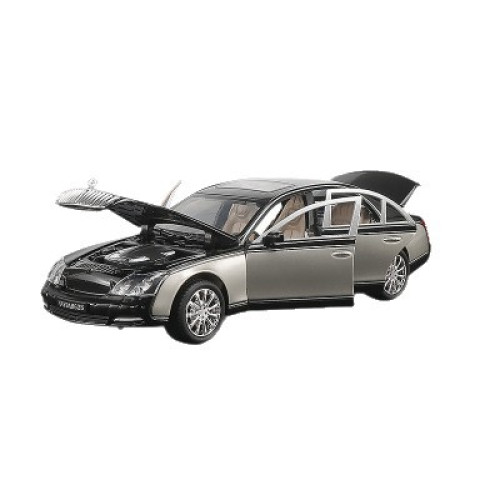 邁巴赫S62商務車兒童帶聲光迴力模型擺件