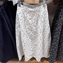 【店】女裝棉混紡繭形長裙/半身裙長裙裙子25春夏新款474956