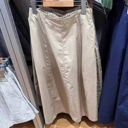 【店】女裝棉混紡繭形長裙/半身裙長裙裙子25春夏新款474956