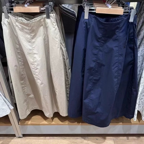 【店】女裝棉混紡繭形長裙/半身裙長裙裙子25春夏新款474956