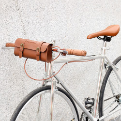 自行車復古車頭包電動滑板車掛包公路車騎行皮革收納包配件