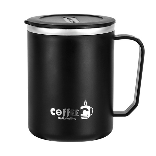 新款馬克杯高顔值304不鏽鋼咖啡杯創意辦公室密封帶蓋茶水杯子