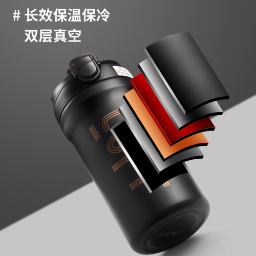 美式保溫杯高顔值可攜式新款簡約咖啡杯便捷316隨手不鏽鋼彈蓋水杯 美式保溫杯高顔值可攜式新款簡約咖啡杯便捷316隨手不鏽鋼彈蓋水杯