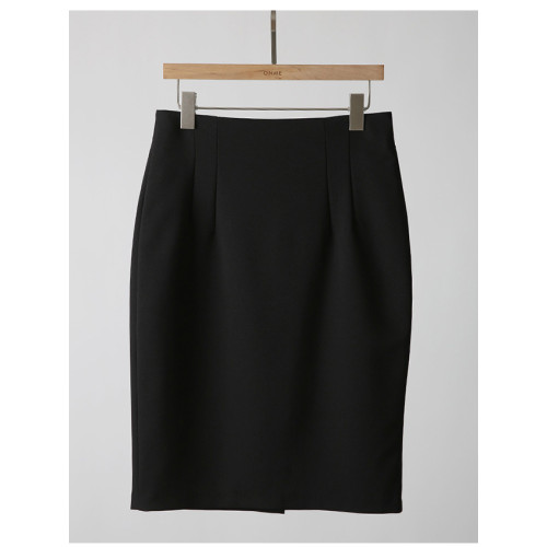 2026夏季新款黑色職業西裝半身裙女百搭顯瘦通勤開叉高腰包臀裙子