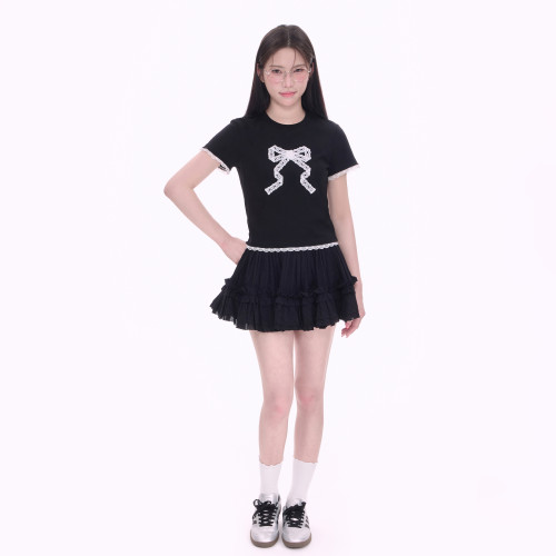 NCXK蛋糕慕斯少女蓬蓬裙重工南瓜褲裙短裙可愛俏皮百搭QZ028