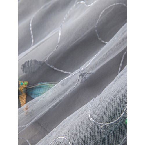 拉夏貝爾2025秋季季高級感網紗刺綉裙精緻絕美優雅高腰顯瘦半身裙 拉夏貝爾2025秋季季高級感網紗刺綉裙精緻絕美優雅高腰顯瘦半身裙