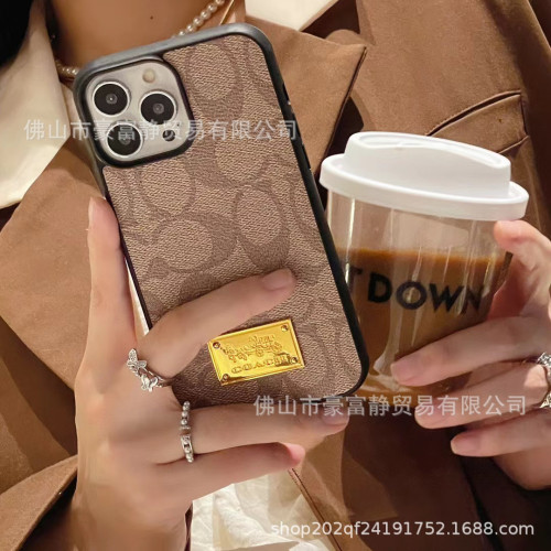 潮牌手機殼適用iPhone16promax全包軟殼手機殼輕奢大牌14/13