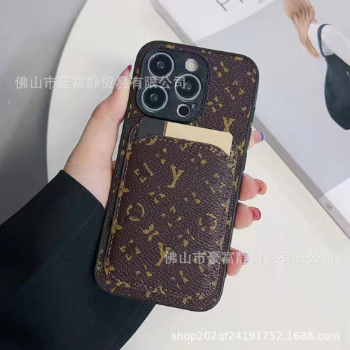 適用蘋果16Promax手機殼14Pro全包皮質插卡13高級x復古風12小衆XR 適用蘋果16Promax手機殼14Pro全包皮質插卡13高級x復古風12小衆XR