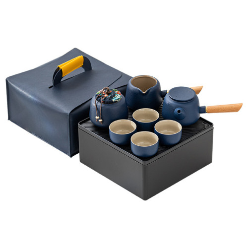 可攜式旅行茶具家用小套裝隨身戶外露營功夫茶具車用泡茶壺手提裝 可攜式旅行茶具家用小套裝隨身戶外露營功夫茶具車用泡茶壺手提裝