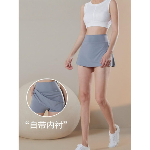 奧特萊斯運動裙褲薄速乾跑步防走光高腰顯瘦瑜伽網球健身短裙春夏