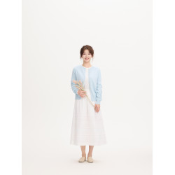 REST HEART 2025春季新品 高腰松緊百搭花邊半身裙