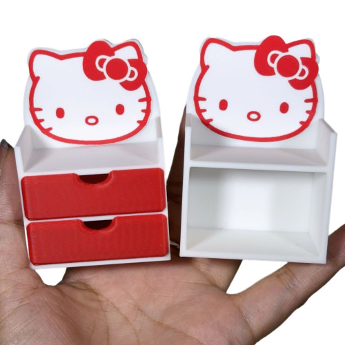 仿真迷你卡通KT多功能書架桌面置物架微縮模型 娃屋擺設拍攝道具 仿真迷你卡通KT多功能書架桌面置物架微縮模型 娃屋擺設拍攝道具