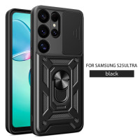適用三星S26Ultra順甲推窗手機殼S25Ultra支架note20保護套S24FE
