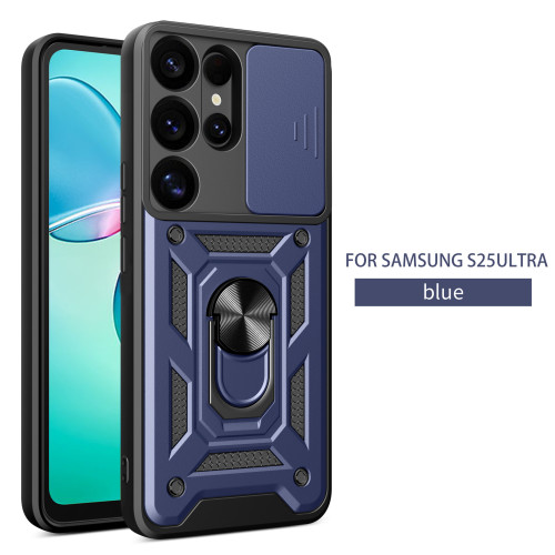 適用三星S26Ultra順甲推窗手機殼S25Ultra支架note20保護套S24FE