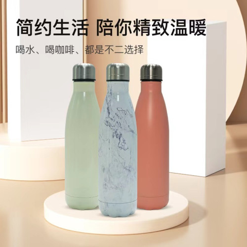 304不鏽鋼可樂瓶戶外運動水壺真空可攜式小口保溫杯 304不鏽鋼可樂瓶戶外運動水壺真空可攜式小口保溫杯