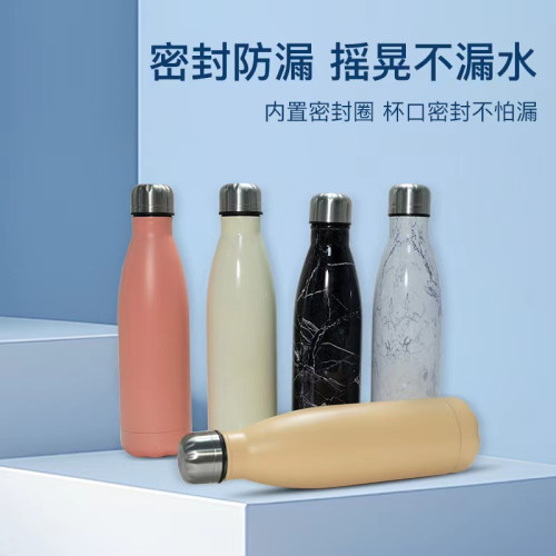 304不鏽鋼可樂瓶戶外運動水壺真空可攜式小口保溫杯 304不鏽鋼可樂瓶戶外運動水壺真空可攜式小口保溫杯