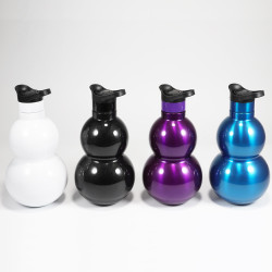 新款網紅掛繩隨身水杯高級葫蘆杯型東方水壺戶外斜背可攜式保溫杯