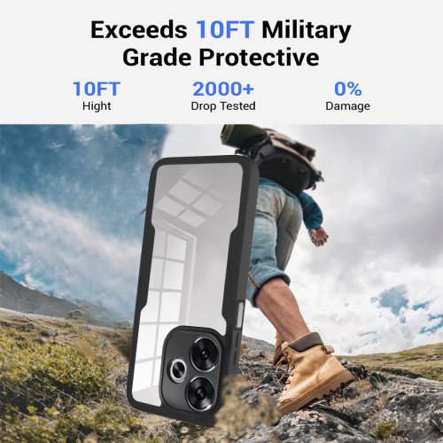 適用紅米13殼膜一體手機殼 小米PocoF6Pro琪彩360全包防摔保護殼