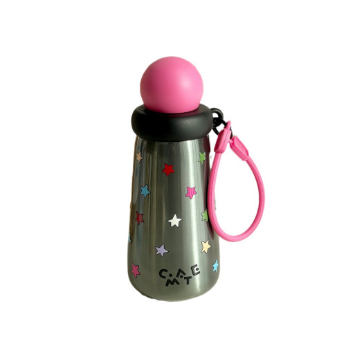 高顔值不鏽鋼卡通保溫杯迷你可攜式隨手杯女學生聖誕小巧伴手禮水杯