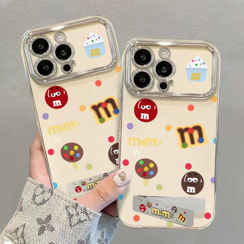 創意m豆適用蘋果15PROMAX手機殼iPhone14新款帶支架13爆款11軟殼7 創意m豆適用蘋果15PROMAX手機殼iPhone14新款帶支架13爆款11軟殼7